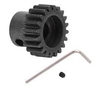 RC Motor Gear Pinion 20T 0,8mod en acier haute résistance Usure résistante à l'arrma Granite Big Rock Typhoon Senton 3S Brushless Brush Series 1/10 Remote Control Vehicle Black 5