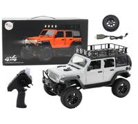 RC Offroad Auto 4x4 Commandé à Distance Monstertruck LED 2,4GHz Gris