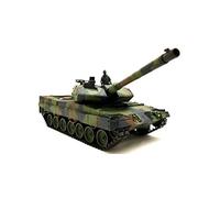 RC Panzer « German Léopard 2 A6 » Heng Long 1 : 16 avec fumée & son et transmission en métal 2,4 GHz