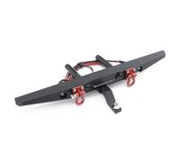 RC Pare-Chocs Compatible avec Traxxas TRX4 pour Axial SCX10 1/10 RC Crawler Car Upgrade Parts Accessories Pare-Chocs Avant Et Arrière en Métal avec Lumière