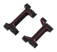 RC Pare-Chocs Compatible avec Traxxas TRX4M 1/18 RC Crawler Car Métal Noir Revêtement Pare-Chocs Avant Arrière Supports Servo Support De Protection Pare-Chocs