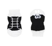 RC Pet Products Fun PAWks Chaussettes antidérapantes pour chien, élégantes, fonctionnelles, protectrices, taille M, noir