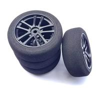 RC Pièces avec pour HSP pour Sakura pour Tamiya 1/10 RC Voiture Tout-Terrain pour De Course Drift Car 4 Pièces Pneu Roue en Mousse Éponge 66 Mm