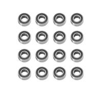 RC Pièces avec pour Tamiya pour BBX BB01 pour 1/10 RC, Pièces De Mise À Niveau Voiture, Accessoires, Kit Roulements Scellés 16(Black)