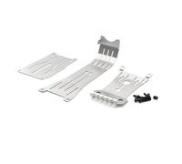 RC Pièces avec pour Tamiya pour Hotshot II 2024 58737 1/10 RC Pièces De Mise À Niveau Voiture en Acier Inoxydable pour Plaque Protection Châssis