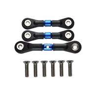 RC Pièces avec pour Tamiya pour TT-02 1/10 RC, Accessoires De Pièces Voiture, 3, Biellette Direction, Tige Servo(Blue)
