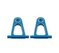 RC Pièces avec pour Tamiya pour TT01 1/10 RC, Pièces De Mise À Niveau Voiture, Accessoires en Métal, Ensemble Bras Suspension Supérieur Et Inférieur Avant Arrière(Blue,C)