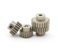 RC Pièces avec pour Tamiya pour TT01 pour TT02 TB02 TA05 RC Voiture Pièces De Mise À Niveau Accessoires Métal 18T 19T 24T 25T Pignon Moteur Engrenage