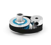 RC Pièces avec pour Tamiya pour TT02 1/10 rc Car Upgrade Parts Accessories Transmission par Courroie À Faible Bruit 16T 32T