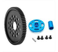 RC Pièces avec pour Tamiya pour TT02 1/10 RC Pièces De Mise À Niveau Voiture 71T 54500 Spur Gear Et Mount D'engrenage Haut pour L'ensemble D'engrenages Vitesse