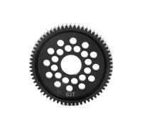 RC Pièces avec pour Tamiya TB05 TC01 RC Accessoires De Mise À Niveau Voiture Acier 63T 06 Module Engrenage Droit Principal 51609