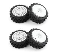RC Pièces avec pour Tamiya XV01 TA06 pour TT01 TT01E pour TT02 pour TT02B PTG-2 1/10 RC pour Pièces De Voiture Course, Accessoires, Pneu en Caoutchouc 72mm(White Disc)