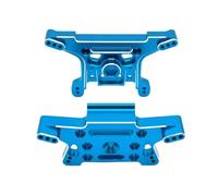 RC Pièces Compatible avec MJX 10208 1/10 Télécommande Voiture Amélioration Pièces Et Accessoires Métal Avant Et Arrière Suspension Supports(Blue)