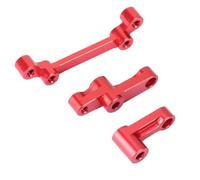 RC Pièces Compatible avec SG1603 pour SG1604 pour UDIRC UD1601 UD1602 1/16 RC Voiture Amélioration Pièces Métal Direction Tige Assemblage(Red)