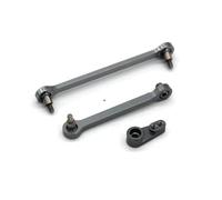 RC Pièces Compatible avec WLtoys 284131 284010 284161 K989 K969 1/28 Télécommande Voiture Amélioration Pièces Et Accessoires Direction Tige(Gray)