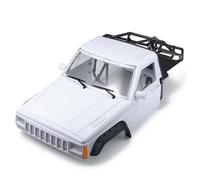 Rc Pièces D'auto Pour TRX4 Pour Axial Pour SCX10 90046 1/10 RC, Pièces De Mise À Niveau Voiture Sur Chenilles, Accessoires Carrosserie En Plastique, Cabine/demi-Cage Arrière(White Complete Set)