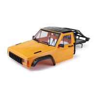 Rc Pièces D'auto Pour TRX4 Pour Axial Pour SCX10 90046 1/10 RC, Pièces De Mise À Niveau Voiture Sur Chenilles, Accessoires Carrosserie En Plastique, Cabine/demi-Cage Arrière(Yellow Complete Set)