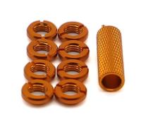 RC Pièces De Bricolage Pour Télécommande 8 Pièces Écrou Fixe Écrou De Commutateur Assorti, Outil D'installation Modèles Spektrum RC Pièces Améliorées(Orange)