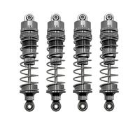 Rc PièCes DéTachéEs Pour HB Pour Toys R1001 Pour Bronco R1002 R1003 4 Amortisseurs À Huile En Métal Pour Voitures RC Pièces Et Accessoires Mise À Niveau(Grey)