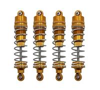 Rc PièCes DéTachéEs Pour HB Pour Toys R1001 Pour Bronco R1002 R1003 4 Amortisseurs À Huile En Métal Pour Voitures RC Pièces Et Accessoires Mise À Niveau(Yellow)