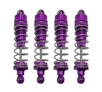 Rc PièCes DéTachéEs Pour HB Pour Toys R1001 Pour Bronco R1002 R1003 4 Amortisseurs À Huile En Métal Pour Voitures RC Pièces Et Accessoires Mise À Niveau(Purple)