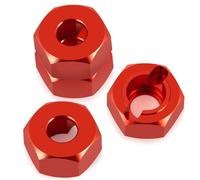 Rc PièCes DéTachéEs Pour HPI Venture 1/18 Adaptateurs Hexagonaux Alliage D'aluminium Conversion Pièces Mise À Niveau Camions Voitures RC(Red)