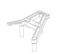 Rc PièCes DéTachéEs Pour MJX Pour Hyper Go 14301 14302 14303 1/14 Différentiel Amortisseur Pneu Pare-chocs Engrenage Bras Oscillant Pièces Détachées RC Accessoires Modifiés(14150)