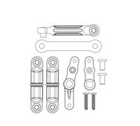 Rc PièCes DéTachéEs Pour MJX Pour Hyper Go 14301 14302 14303 1/14 Différentiel Amortisseur Pneu Pare-chocs Engrenage Bras Oscillant Pièces Détachées RC Accessoires Modifiés(14430)
