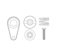 Rc PièCes DéTachéEs Pour MJX Pour Hyper Go 14301 14302 14303 1/14 Différentiel Amortisseur Pneu Pare-chocs Engrenage Bras Oscillant Pièces Détachées RC Accessoires Modifiés(14702)