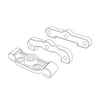 Rc PièCes DéTachéEs Pour MJX Pour Hyper Go 14301 14302 14303 1/14 Différentiel Amortisseur Pneu Pare-chocs Engrenage Bras Oscillant Pièces Détachées RC Accessoires Modifiés(M1440)