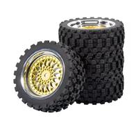 Rc PièCes DéTachéEs Pour Tamiya Pour TT01 Pour TT02 Pour Kyosho Pour Sakura D3 Pour Traxxas 4Tec 2.0 1/10 1/12 1/14 Pneus Route Jantes Plastique Avec Hexagone 12 Mm(Brass,6MM)