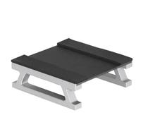 Rc PièCes DéTachéEs Pour Tamiya Pour Wltoys 1/28 Support D'atelier Maquettes De Voitures Radiocommandées Assemblage Et Réparation(Silver)