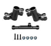 Rc PièCes DéTachéEs Pour Traxxas Pour Mini Pour Maxx Pour Mini Pour XRT Biellettes Direction En Alliage Ensemble 10743 Pièces Et Accessoires De Mise À Niveau Monster Truck RC(Black)