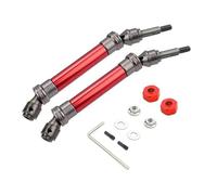 Rc PièCes DéTachéEs Pour Traxxas Pour Slash 4X4 Pour Stampede Pour VXL 2WD 6851R 6851X 6852R 6852X 1/10 CVD Ensemble D'arbre Transmission Avant Arrière Acier Robuste(RED F)