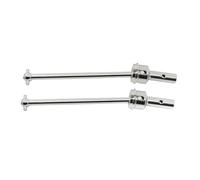 RC Pièces Rechange Pour Arrma 1/8 Pour Typhon 6S 1/7 Pour Infraction 6S Pour Limitless 6S Pour BLX 2/4 Pièces Arbre D'entraînement Avant Et Arrière Métal CVD RC Pièces Voiture(Silver,2pcs rear)