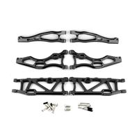 RC Pièces Rechange Pour ARRMA Pour KRATON Pour OUTCAST Pour Notorious 6S Pour BLX 1/8 Kit Bras Suspension Inférieur Supérieur Alliage D'aluminium Avec Roulements Billes Pivot(Black)