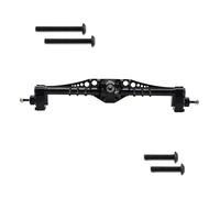 RC Pièces Rechange Pour Axial Pour SCX10 III Pour Capra UTB18 II Pour Currie F9 1/10 CNC Ensemble D'essieux Portail Aluminium Pièces Mise À Niveau Chenille RC Directe(Black1,Rear)