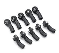 RC Pièces Rechange Pour Axial Pour SCX10 Pour Wraith 1/10 10 Pièces Tige De Liaison De Direction En Plastique Rotule M3 Extrémité Joint Pièces Mise À Niveau Voiture RC Accessoires Modifiés