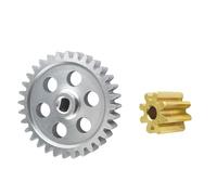 RC Pièces Rechange Pour Axial Pour SCX24 Pour Deadbolt Pour Wrangler Pour Gladiator Pour Bronco 1/24 RC Crawler Car Boîte De Vitesses En Métal Ensemble D'engrenages 0,5 Module 8T 32T Pièces