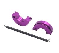 RC Pièces Rechange Pour HSP Pour Himoto Pour Traxxas 1/10 RC Lot De 2 Mâchoires D'embrayage Moteur En Métal Pour Voiture Camion Pour Nitro Pièce Mise À Niveau Ressort(Purple)