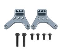 RC Pièces Rechange Pour Kyosho Pour Jimny 1/18 Pour Mini-Z 4x4 Pour Wrangler Pour Hilux 1/24 2Pcs RC Crawler Voiture Amortisseur En Métal Support Tours(Titanium)