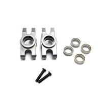 RC Pièces Rechange Pour MJX Pour Hyper Go 1/16 16207 16208 16209 16210 H16 Métal Moyeux Arrière Bloc Cuvette 16260 Roulement Billes R168Z Pièces D'amélioration Voitures RC(Gray)
