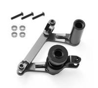 RC Pièces Rechange Pour TRAXXAS Pour E-MAXX T-MAXX 1/10 Manivelles Direction Métal Servo Saver 4945 RC Voiture Pièces Mise Niveau Accessoires(Black)