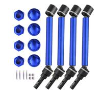 RC Pièces Rechange Pour Traxxas Pour Maxx 2.0 V2 89076-4 Pour WideMaxx 1/10 4 Pièces 8996X Arbre D'entraînement Étendu CVD Avec Roue Hexagonale Pièces De Mise À Niveau De Voiture RC(Blue)