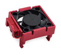 RC Pièces Rechange Pour Traxxas Pour Slash Pour Rustler Pour Stampede Pour Bandit 2WD 4X4 Pour VXL-3S Pour VXL-4S Ventilateur Refroidissement Variateur Avec Dissipateur Thermique(Red)