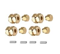 RC Pièces Rechange Pour Traxxas Pour TRX4-M Pour Bronco Pour Defender 1/18 Extensions Moyeu Hexagonales Roue En Laiton 7 Mm D'épaisseur Pour Châssis Voiture Sur Chenilles RC