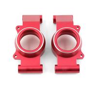 RC Pièces Rechange Pour Traxxas Pour X-Maxx Xmaxx 6S 8S 1/5 2 Pièces Métal Pour Porte-moyeu D'essieu Arrière Accessoires Mise Niveau Pour Monster Truck RC(Red)