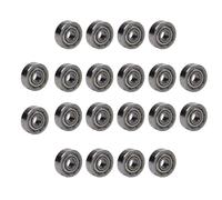 RC Pièces Voiture Compatible avec 604ZZ Pièces Upgrade RC Acier 20pcs Roulements À Billes Miniature Gorge Profonde Roulements Skateboard Double Scellés