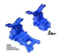 RC Pièces Voiture Compatible avec Arrma BIGROCK pour Granite pour SENTON pour Typhon 1/10 3S 1/8 RC Voiture Pièces Upgrade Carter De Boîte De Vitesses Métallique Avant Arrière(Blue)