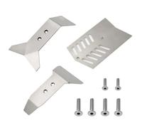 RC Pièces Voiture Compatible avec Arrma Nero 6S Big pour Rock AR106017 1/8 RC Voiture Pièces Upgrade Plaque De Protection Châssis en Acier Inoxydable